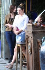 KELLY BROOK Heading to Lunch at Little Next Door in West Hollywood