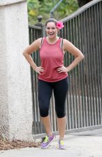 KELLY BROOK in Leggings Leaves a Gym in Los Angeles 1211