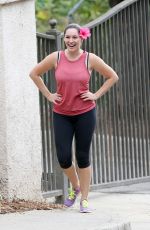 KELLY BROOK in Leggings Leaves a Gym in Los Angeles 1211