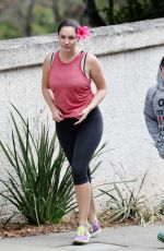 KELLY BROOK in Leggings Leaves a Gym in Los Angeles 1211