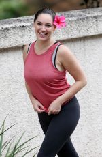 KELLY BROOK in Leggings Leaves a Gym in Los Angeles 1211