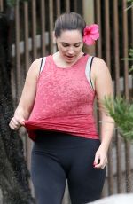 KELLY BROOK in Leggings Leaves a Gym in Los Angeles 1211