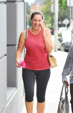 KELLY BROOK in Leggings Leaves a Gym in Los Angeles 1211