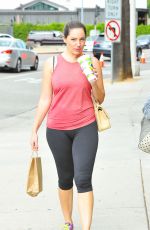 KELLY BROOK in Leggings Leaves a Gym in Los Angeles 1211