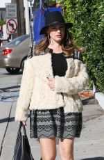 KELLY BROOK in Skirt Out Shopping in Los Angeles