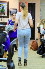 KELLY BROOK in Tgiht Jeans Out Shopping in Beverly Hills