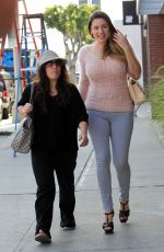 KELLY BROOK Leaves Sugarfish Restaurant in Los Angeles