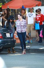 KELLY BROOK Out with Girlfriends in Los Angeles