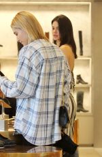 KENDALL JENNER and HAILEY BALDWIN Shopping at Barney