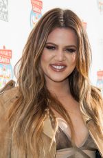 KHLOE KARDASHIAN at Adventure to Santa Event in Glendale