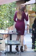 KHLOE KARDASHIAN in Short Dress Out and About in Los Angeles