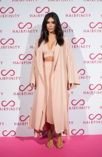 KIM and KHLOE KARDASHIAN at Hairfinity UK Launch Party in London