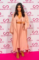 KIM and KHLOE KARDASHIAN at Hairfinity UK Launch Party in London