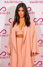 KIM and KHLOE KARDASHIAN at Hairfinity UK Launch Party in London