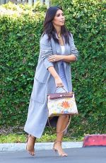 KIM KARDASHIAN and Kanye West Arrives at Jenner cCommunications in Woodland Hills