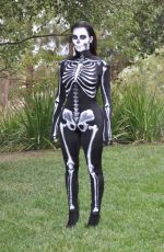 KIM KARDASHIAN Dressed for Halloween