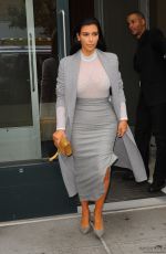 KIM KARDASHIAN Leaves Cipriani Downtown in New York