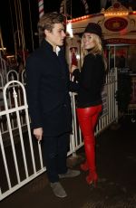KIMBERLEY GARNER Arrives at Winter Wonderland in London