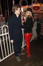 KIMBERLEY GARNER Arrives at Winter Wonderland in London