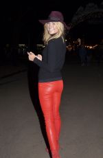 KIMBERLEY GARNER Arrives at Winter Wonderland in London