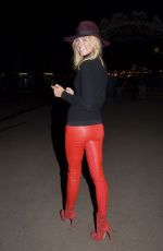 KIMBERLEY GARNER Arrives at Winter Wonderland in London