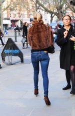 KIMBERLEY GARNER in Jeans Out and About in Lond 2111