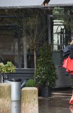 KIMBERLEY GARNER in Short Skirt Out and About in Chelsea