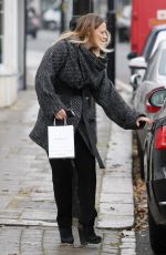 KIMBERLEY WALSH at a Recording Studio in London