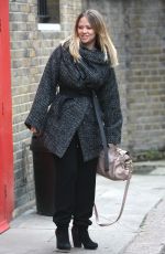 KIMBERLEY WALSH at a Recording Studio in London