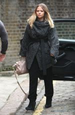 KIMBERLEY WALSH at a Recording Studio in London
