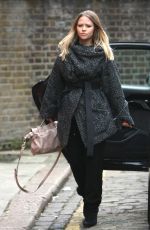 KIMBERLEY WALSH at a Recording Studio in London