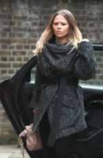 KIMBERLEY WALSH at a Recording Studio in London