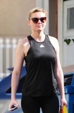 KIRSTEN DUNST Arrives at a Gym in Los Angeles 1411
