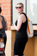 KIRSTEN DUNST Arrives at a Gym in Los Angeles 1411