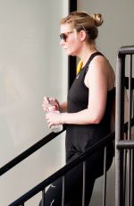 KIRSTEN DUNST Arrives at a Gym in Los Angeles 1411