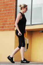 KIRSTEN DUNST Arrives at a Gym in Los Angeles 1411