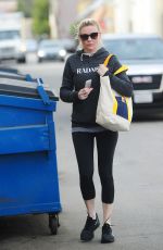 KIRSTEN DUNST in Spandex Out and About in Los Angeles