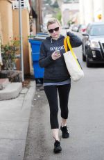 KIRSTEN DUNST in Spandex Out and About in Los Angeles