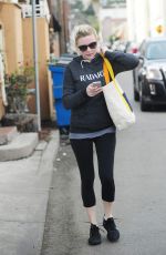 KIRSTEN DUNST in Spandex Out and About in Los Angeles