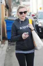 KIRSTEN DUNST in Spandex Out and About in Los Angeles