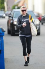 KIRSTEN DUNST in Spandex Out and About in Los Angeles