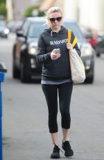 KIRSTEN DUNST in Spandex Out and About in Los Angeles