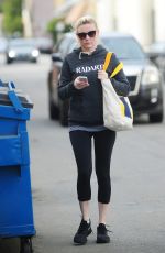 KIRSTEN DUNST in Spandex Out and About in Los Angeles