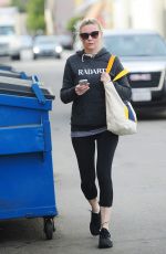 KIRSTEN DUNST in Spandex Out and About in Los Angeles