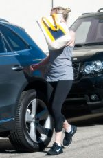 KIRSTEN DUNST in Tights Out and About in Studio City 0411