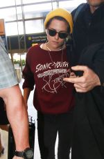 KRISTEN STEWART at Los Angeles International Airport 1711