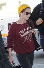 KRISTEN STEWART at Los Angeles International Airport 1711