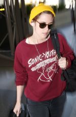 KRISTEN STEWART at Los Angeles International Airport 1711