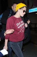KRISTEN STEWART at Los Angeles International Airport 1711