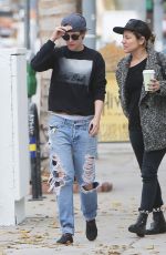 KRISTEN STEWART in Ripped Jeans Out and About in Los Angeles
